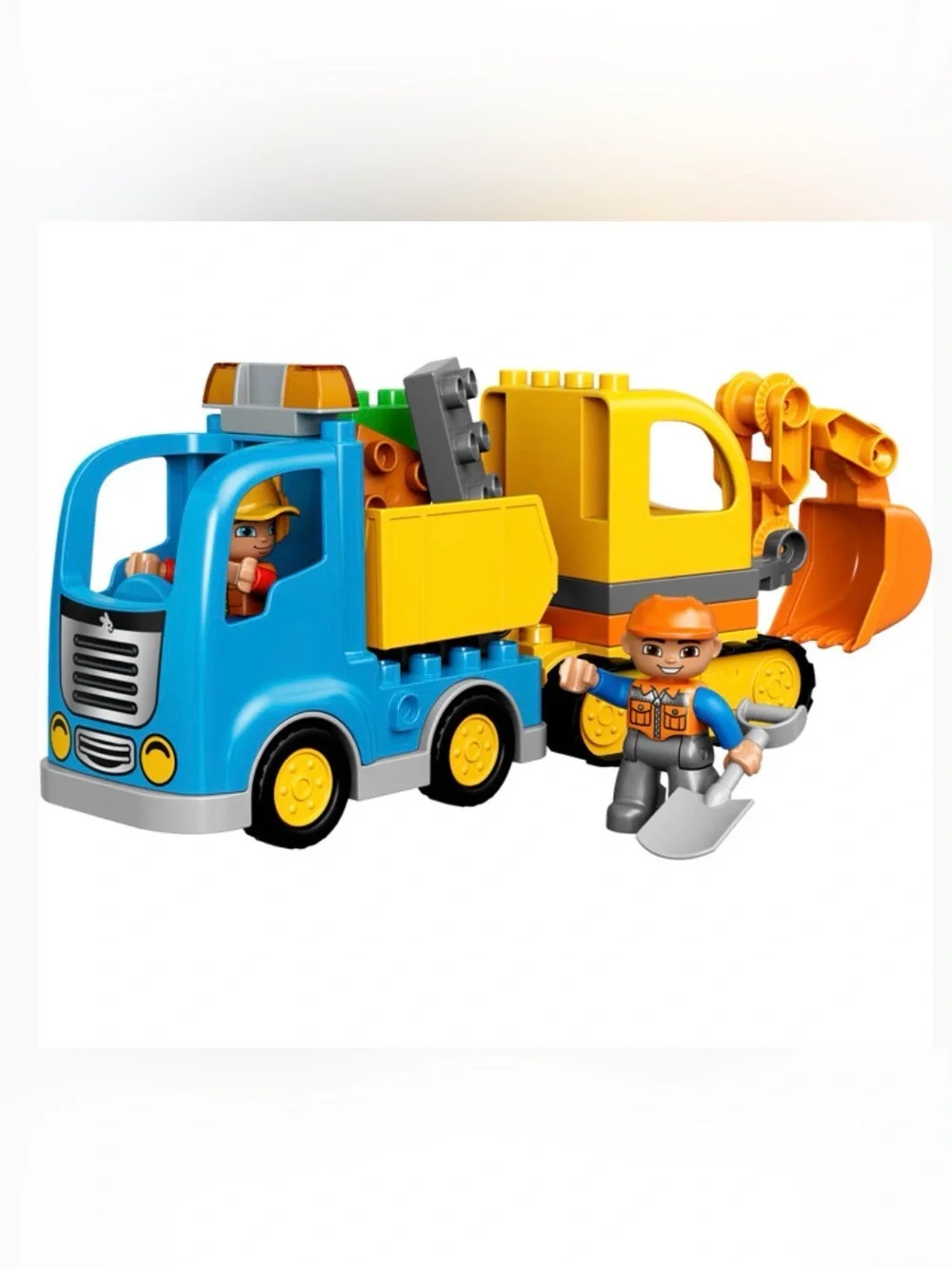 LEGO Truck & Tracked Excavator Set 10812 Duplo